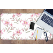 Decormat Podloga za pisalno mizo Pink flowers 100x50 cm