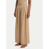 Eleh Palazzo hlače SS260099 Bež Wide Leg