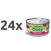 Oasy Cat Natury Adult fileji v želeju, konzerva - piščanec in govedina 24 x 150 g
