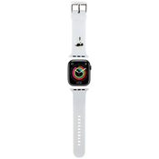 Karl Lagerfeld KLAWMSLKNH Apple Watch Strap 38/40/41mm white 3D Rubber Karl Head (KLAWMSLKNH)