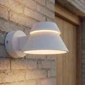 Lucande LED-stenna svetilka za zunanjo uporabo močna, svetlo siva, kovina, IP44 - Sodobni - svetlo siva (PANTONE 14-4201) - Aluminij