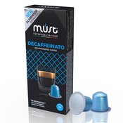 Must Deca Aluminium Capsules - Kava bez kofeina za Nespresso® 10 kom
