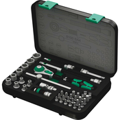 Wera 8100 SA 4 Zyklop Speed Ratchet Set, 1/4 Drive imperial