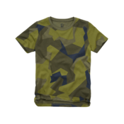 Majica otroška kratki rokav BRANDIT Swedish camo