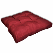 VIDAXL tapecirani jastuk za sjedalo 80 x 80 x 10 cm 40974 crveni