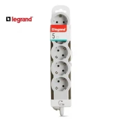 LG 694555 PRODUZNI BLOK 5X2P+E 1.5M (BELA/S.SIVA)