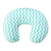 shumee Snemljiva blazina za hranjenje v obliki fižola - mint chevron