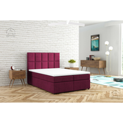 Boxspring postelja Flip - 140x200 cm - tkanine Monolith