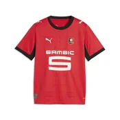 PUMA Stade Rennais 26/27 Home Jersey Youth, Clothing, Red/Black, 5-6Y