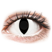 CRAZY LENS - Cat Eye White - dnevne leče brez dioptrije