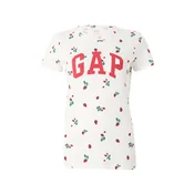 GAP Majica CLSC zelena / rdeča / bela