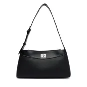 Calvin Klein Ročna torba Mix Media Shoulder Bag LV04F3886G Črna