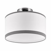 Siva stropna svjetiljka o 30 cm Davos – Trio