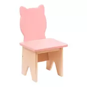 Personalized Wooden Kids’ Chair – Unique Design & Premium Quality! – Kitty Pink