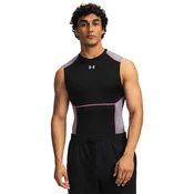 Moška brezrokavna majica Under Armour HG Elite Compression SL Ultimate Black/Titan Gray/Reflective S