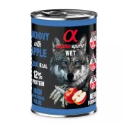 Alpha Spirit ALPHA SPIRIT WLAČNE Sardele z jabolki - mokra hrana za pse - 400g