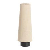Bež kovinska namizna svetilka s tekstilnim senčilom (višina 42 cm) Howie – Light & Living