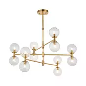 Endon 114041 - Luster na stalku 12xG9/3,2W/230V zlatni
