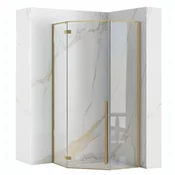 Tuš kabina Rea DIAMOND 90x90 BRUSH GOLD