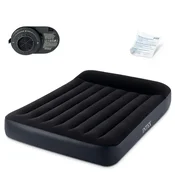 INTEX Krevet na naduvavanje Queen Pillow Rest Classic 203x152x25cm, Tamnoplavi