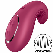 Satisfyer Dipping Delight - punjivi vibrator za klitoris (crveni)