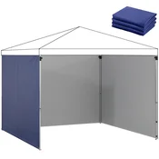 Homestar Komplet stranskih panelov za nadstrešek 3 kosi z zadrgo 300x200 cm modra