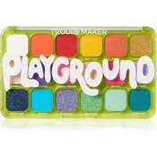 Trouble Maker Big Trouble paleta senčil za oči odtenek Playground 27 g