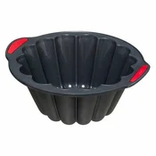 shumee PEKAČ za torto 22,7 cm SILIKONSKI siv 1,9 L
