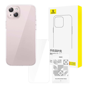 Maska Baseus prozirna maska za iPhone 15 Plus + kaljeno staklo