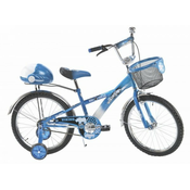 Bicikla za decu sa pomocnim tockovima VIKING plavi 20