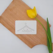 KREATIVNI SLATKIŠI Modla za kolace i ukrase Mladin ofinger, 6 cm, Bela