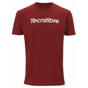 Pánské tricko Tecnifibre  Club Cotton Tee Cardinal L