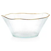 shumee Zlata steklena skleda za solato 21 cm, 1,2 l