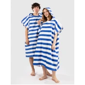Blue Tomato Terry Stripes Surf Poncho blue