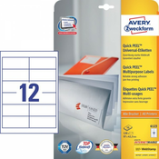 Univerzalne etikete 97 x 42,3 mm, 10/1
