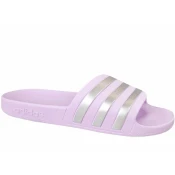 ADIDAS SPORTSWEAR Natikace s potpeticom ADILETTE AQUA ljubicasta / srebro