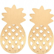 Naušnice Ananas - Zlatna KP2979
