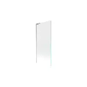 Mexen Next L enokrilni zaslon za kad 80 x 150 cm, prozoren, krom - 895-080-000-03-00-01