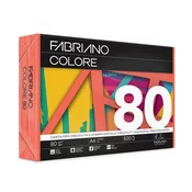 Papir barvni a4 fabriano colore intenzivne barve 80gr FABRIANO - ORANŽNO RDEČA