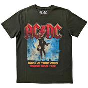 AC/DC Majica Blow Up Your Video Green XL