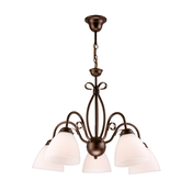 Luster na lancu ADELLE 5xE27/60W/230V