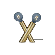 Markslöjd 108053 - Stona lampa SIMUL 1xE27/40W + 1xE14/40W/230V zlatna