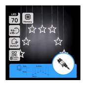 Aigostar - LED spoljašnji niz 70xLED/230V 1,2x1m IP44 hladno belo, zvezdano