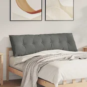 Jastuk za leda Tamno siva 160 x 50 cm Mikrofiber tkanina