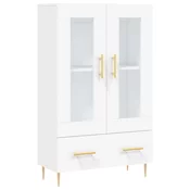 MAISON CHIC Visoka omara - Komoda - Predalnik bela 69,5x31x115 cm inženirski les, (21720336)