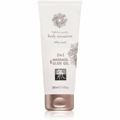 Shiatsu Masažni gel in lubrikant Silky Touch, 200 ml