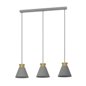 Eglo 43839 - Luster na sajli TWICKEN 3xE27/40W/230V