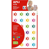 Samoljepljive naljepnice Apli Kids - Šape, 288 komada