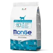 MONGE Granulirana hrana za macice Natural Superpremium Kitten, Chicken, 400g