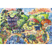 Grafika - Puzzle Sally Rich: Obiščite Devon - 1 000 kosov